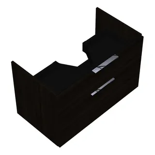 sanibel-Waschtisch-Unterbau 2.0 FLEX WVLE085 850mm breit Schubl/Auszug Marone Trüffel