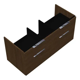 sanibel-Waschtisch-Unterbau 2.0 FLEX WVLE115 1150mm 2 Schubl/2 Auszüge Eiche Cashmere