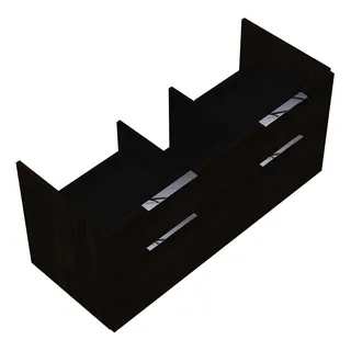 sanibel-Waschtisch-Unterbau 2.0 FLEX WVLE115 1150mm 2 Schubl/2 Auszüge Marone Trüffel