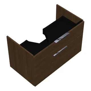 sanibel-Waschtisch-Unterbau 2.0 FLEX WVLF085L 850mm breit Schubl/Auszug Eiche Cashmere