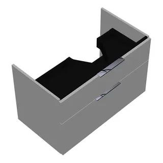 sanibel-Waschtisch-Unterbau 2.0 FLEX WVLF085R 850mm breit Schubl/Auszug Weiß Matt