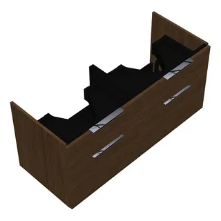 sanibel-Waschtisch-Unterbau 2.0 FLEX WVLF115 1150mm 2 Schubl/2 Auszüge Eiche Cashmere