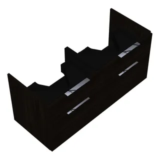 sanibel-Waschtisch-Unterbau 2.0 FLEX WVLF115 1150mm 2 Schubl/2 Auszüge Marone Trüffel