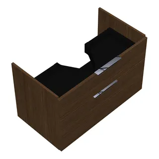 sanibel-Waschtisch-Unterbau 2.0 FLEX WVLI085 850mm breit Schubl/Auszug Eiche Cashmere