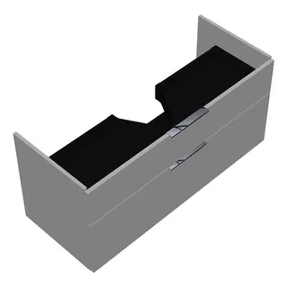 sanibel-Waschtisch-Unterbau 2.0 FLEX WVLI115 1150mm breit Schubl/Auszug Weiß Matt