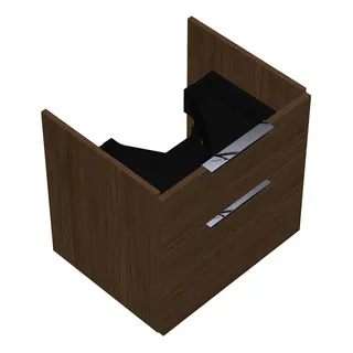 sanibel-Waschtisch-Unterbau 2.0 FLEX WVLL055 550mm breit Schubl/Auszug Eiche Cashmere