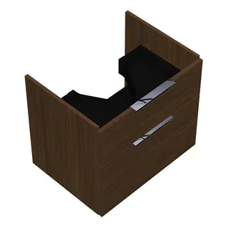 sanibel-Waschtisch-Unterbau 2.0 FLEX WVLL060 600mm breit Schubl/Auszug Eiche Cashmere
