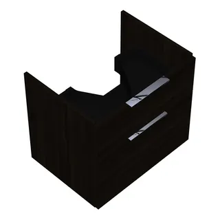 sanibel-Waschtisch-Unterbau 2.0 FLEX WVLL060 600mm breit Schubl/Auszug Marone Trüffel