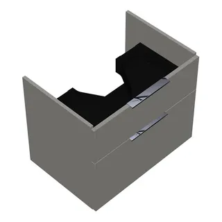 sanibel-Waschtisch-Unterbau 2.0 FLEX WVLL065 650mm breit Schubl/Auszug Weiß Glänzend