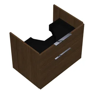 sanibel-Waschtisch-Unterbau 2.0 FLEX WVLL065 650mm breit Schubl/Auszug Eiche Cashmere