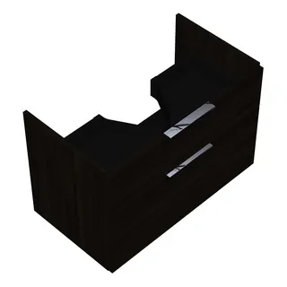 sanibel-Waschtisch-Unterbau 2.0 FLEX WVLL080 800mm breit Schubl/Auszug Marone Trüffel