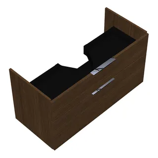 sanibel-Waschtisch-Unterbau 2.0 FLEX WVLL100 1000mm breit Schubl/Auszug EicheCashmere