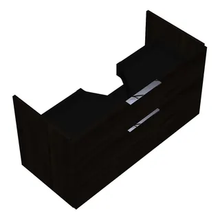 sanibel-Waschtisch-Unterbau 2.0 FLEX WVLL100 1000mm breit Schubl/Auszug MaroneTrüffel
