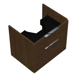 sanibel-Waschtisch-Unterbau 2.0 FLEX WVLN060 600mm breit Schubl/Auszug Eiche Cashmere