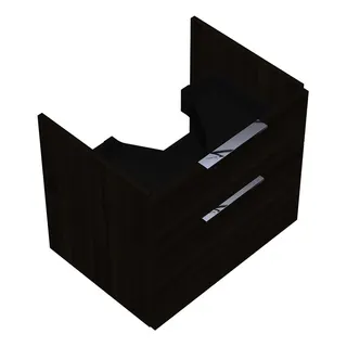 sanibel-Waschtisch-Unterbau 2.0 FLEX WVLN060 600mm breit Schubl/Auszug Marone Trüffel