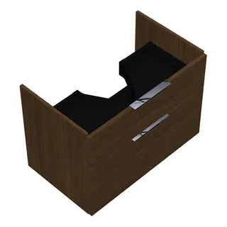 sanibel-Waschtisch-Unterbau 2.0 FLEX WVLN075 750mm breit Schubl/Auszug Eiche Cashmere