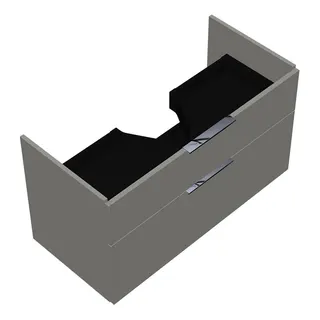 sanibel-Waschtisch-Unterbau 2.0 FLEX WVLN095 950mm breit Schubl/Auszug Weiß Glänzend
