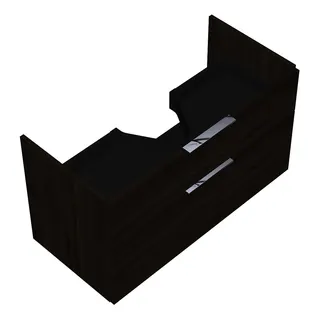 sanibel-Waschtisch-Unterbau 2.0 FLEX WVLN095 950mm breit Schubl/Auszug Marone Trüffel
