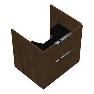 sanibel-Waschtisch-Unterbau 2.0 FLEX WVLV060 600mm breit Schubl/Auszug Eiche Cashmere
