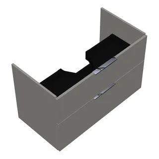 sanibel-Waschtisch-Unterbau 2.0 FLEX WVLV095 950mm breit Schubl/Auszug Weiß Glänzend