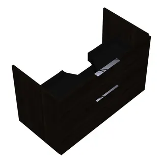 sanibel-Waschtisch-Unterbau 2.0 FLEX WVLV095 950mm breit Schubl/Auszug Marone Trüffel