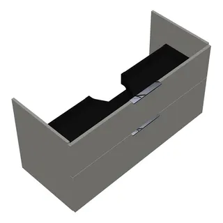 sanibel-Waschtisch-Unterbau 2.0 FLEX WVLV115 1150mm breit Schubl/Auszug Weiß Glänzend