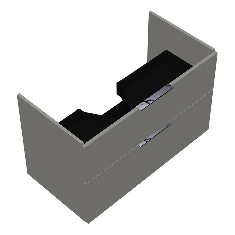 sanibel-Waschtisch-Unterbau 2.0 FLEX WVLW095L 950mm breit Schubl/Auszug Weiß Glänzend