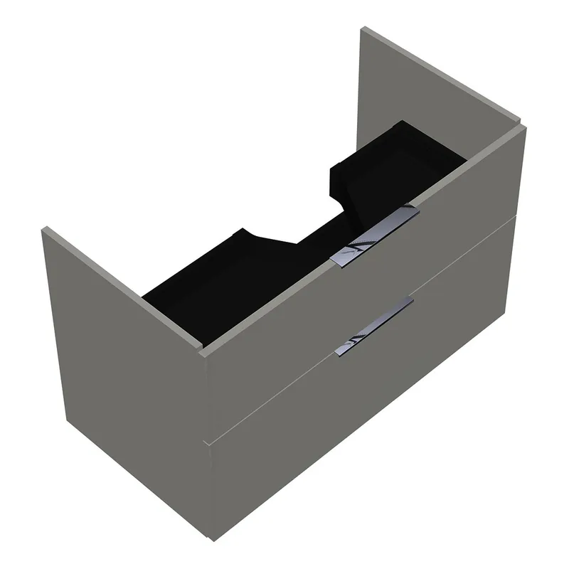 sanibel-Waschtisch-Unterbau 2.0 FLEX WVLW095R 950mm breit Schubl/Auszug Weiß Glänzend