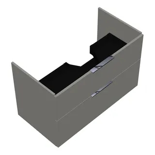 sanibel-Waschtisch-Unterbau 2.0 FLEX WVLW095R 950mm breit Schubl/Auszug Weiß Glänzend