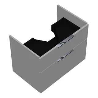 sanibel-Waschtisch-Unterbau 2.0 FLEX WVLZ070 700mm breit Schubl/Auszug Weiß Matt