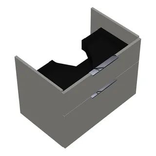sanibel-WT-Unterbau 2.0 FLEX WVLZ070 700mm breit Schubl/Auszug Weiß Glänzend