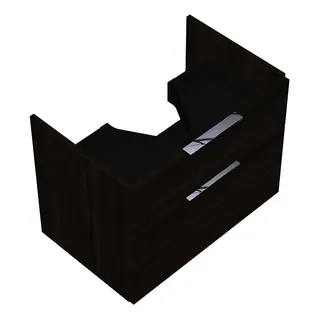 sanibel-Waschtisch-Unterbau 2.0 FLEX WVLZ070 700mm breit Schubl/Auszug Marone Trüffel