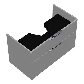 sanibel-Waschtisch-Unterbau 2.0 FLEX WVLZ085 850mm breit Schubl/Auszug Weiß Matt