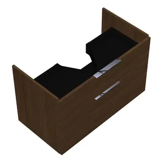 sanibel-Waschtisch-Unterbau 2.0 FLEX WVLZ085 850mm breit Schubl/Auszug Eiche Cashmere