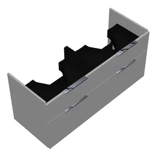 sanibel-Waschtisch-Unterbau 2.0 FLEX WVMA115 1150mm 2 Schubl/2 Auszüge Weiß Matt