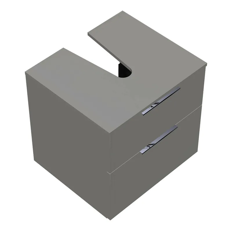 sanibel-Waschtisch-Unterbau UNI 2.0 FLEX WVMB060 600mm breit Schubl/Auszug Weiß Glänzend