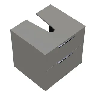 sanibel-Waschtisch-Unterbau UNI 2.0 FLEX WVMB060 600mm breit Schubl/Auszug Weiß Glänzend
