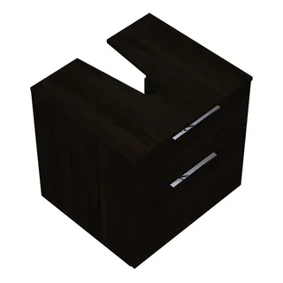 sanibel-Waschtisch-Unterbau UNI 2.0 FLEX WVMB060 600mm breit Schubl/Auszug Marone Trüffel