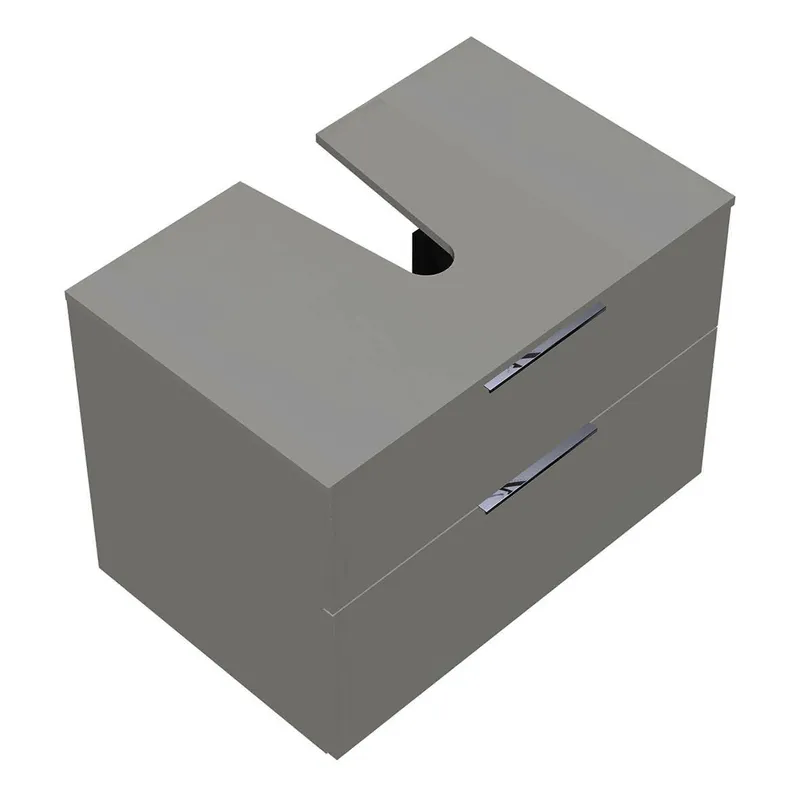 sanibel-Waschtisch-Unterbau UNI 2.0 FLEX WVMB080 800mm breit Schubl/Auszug Weiß Glänzend