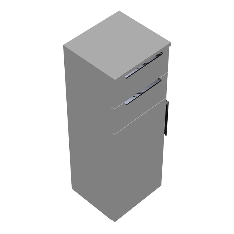 sanibel-Mittelschrank 2.0 FLEX UHIG035L links 350x980mm Weiß Matt