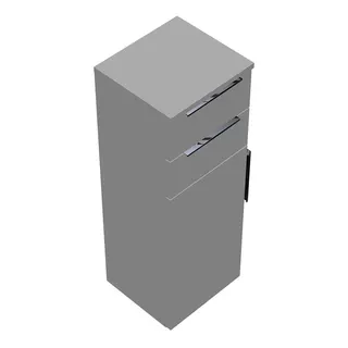 sanibel-Mittelschrank 2.0 FLEX UHIG035L links 350x980mm Weiß Matt