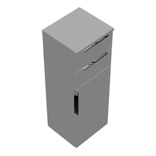 sanibel-Mittelschrank 2.0 FLEX UHIG035R rechts 350x980mm Weiß Matt