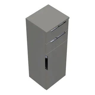 sanibel-Mittelschrank 2.0 FLEX UHIG035R rechts 350x980mm Weiß Glänzend
