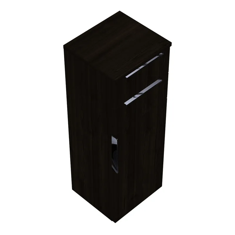 sanibel-Mittelschrank 2.0 FLEX UHIG035R rechts 350x980mm Marone Trüffel