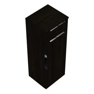 sanibel-Mittelschrank 2.0 FLEX UHIG035R rechts 350x980mm Marone Trüffel
