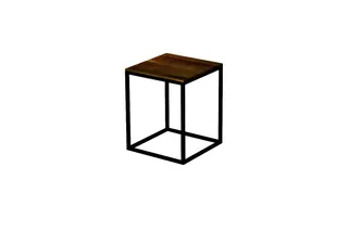 BE Badmöbel Lux Shape Hocker Q020 FH814 Schwarz Feinstruktur matt 350x350x430mm
