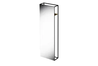 Bette Badmöbel Lux Shape Standspiegel Q050 FH814 Weiß FStr matt 600x244x1900mm – Bild 2