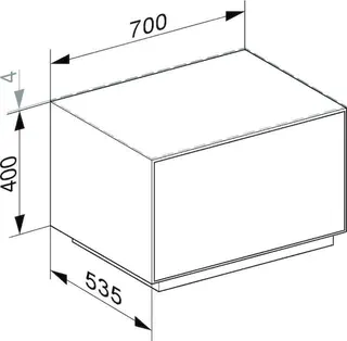 Keuco SB Standm. Edition Lignatur 33320 1 Ausz. Nussb. – Bild 2
