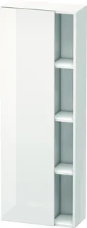 DU Hochschrank DuraStyle 240x500x1400mm 1 Tür, TA li., weiß hgl./weiß hgl.