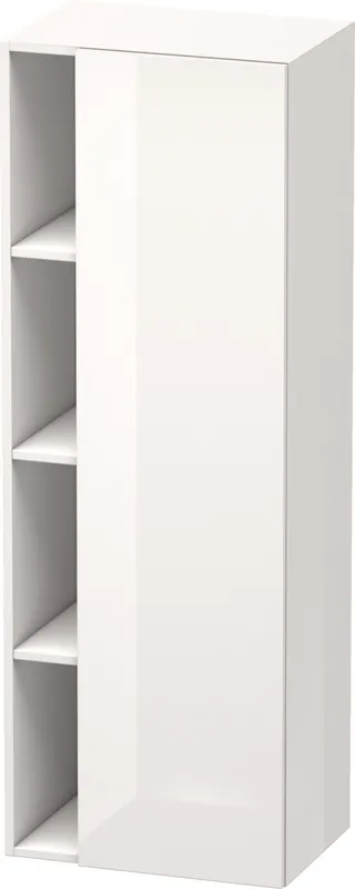 Duravit Hochschrank DuraStyle 360x500x1400mm 1 Tür, TA re., weiß hgl./weiß hgl.